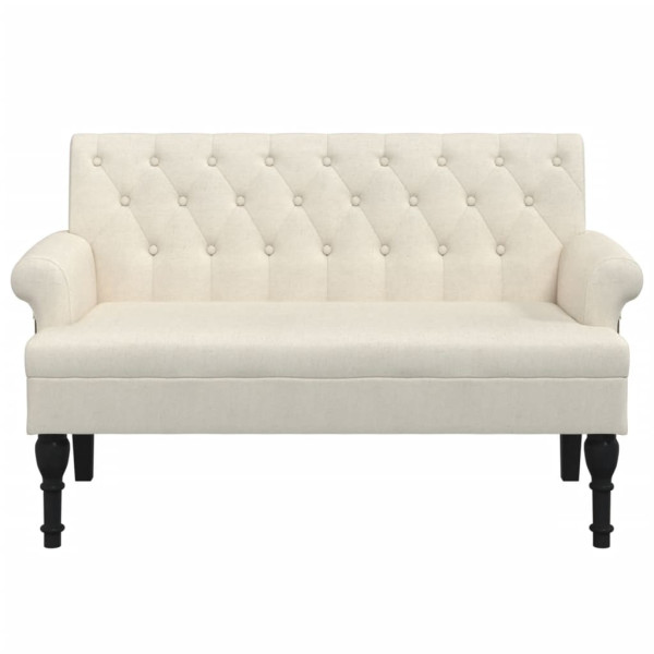 Banco con respaldo lino 120x62x75.5 cm M 3