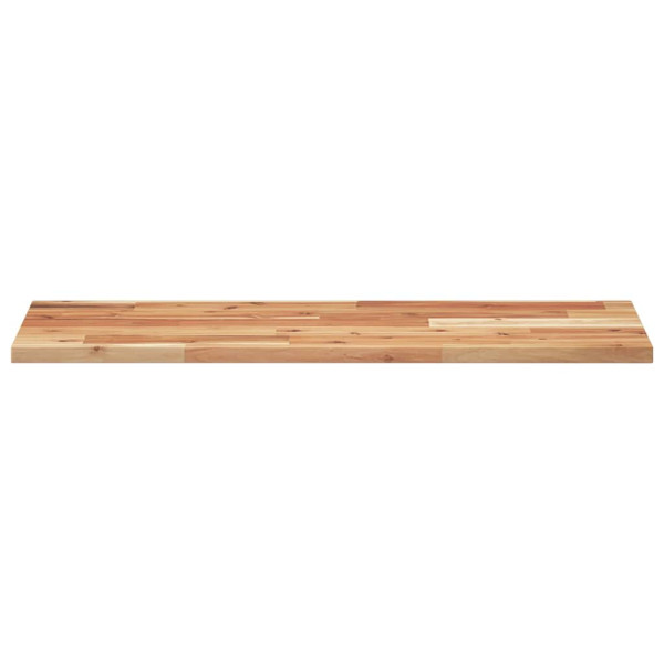 Tablero de mesa rectangular madera maciza acacia 80x30x2 cm M 4