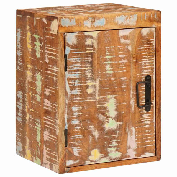 Mesa de Noche 2 pcs Marrón madera sólida recuperada M 3