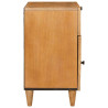 Mesa de Noche con cajón con puerta Marrón claro 50 x 33 x 60 cm 4