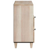 Mesa de Noche Beige 50 x 33 x 60 cm madera maciza de mango 4