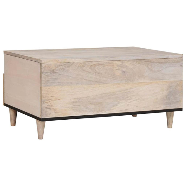 Mesa de Café 80 x 54 x 40 cm madera maciza de mango M 5