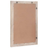 Espejo con espejo 57 x 70 x 3 cm madera maciza de mango 3