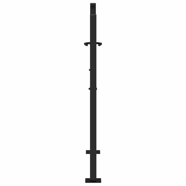 Puerta de jardín de acero negra diseño luminoso 105x106 cm M 5