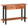 Mesa Consola Marrón 110 x 30 x 75 cm madera maciza de acacia 2