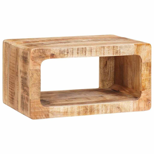 Mesas de noche 45 x 30 x 24 cm madera maciza de mango D