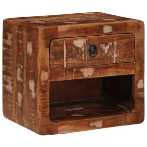 Armario de noche montado en la pared Multicolor 40 x 30 x 36 cm H