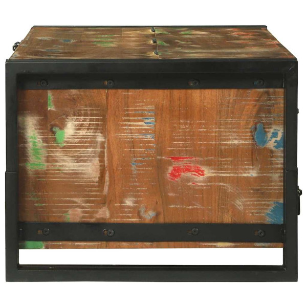 Mesa de Café Marrón 90 x 50 x 38 cm madera maciza reciclada M 5