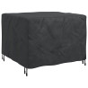 Funda para muebles de exterior Negro 113 x 113 x 73 cm 210D 2