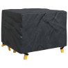 Funda para muebles de exterior Negro 113 x 113 x 73 cm 210D 3