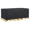 Funda para muebles de exterior Negro 200 x 110 x 70 cm 600D 3