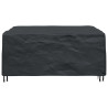 Funda para muebles de exterior Negro 200 x 160 x 70 cm 210D 5