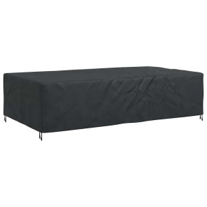 Funda para muebles de exterior Negro 315 x 180 x 74 cm 600D H