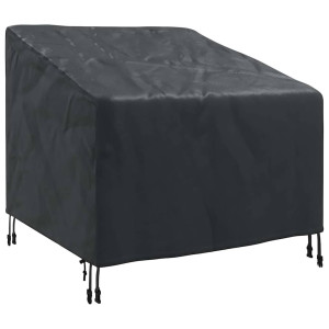Funda para Silla de Jardín Negro 90 x 90 x 50 / 75 cm Tela 420D H