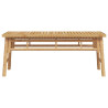 Banco Marrón 110 x 38 x 45 cm Bambú 5