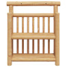 Estante de pared con estante Marrón 40 x 13 x 44 cm Bambú 5
