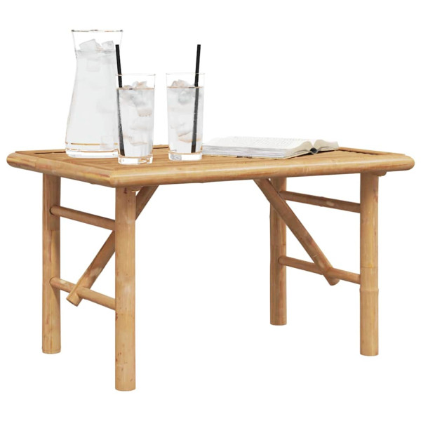 Mesa de Café Marrón 70 x 40 x 36 cm Bambú M 3