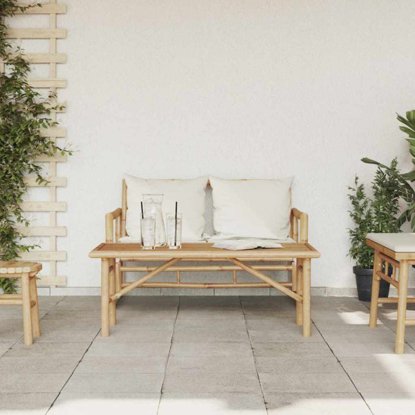 Mesa de Café Marrón 110 x 50 x 43 cm Bambú M 4