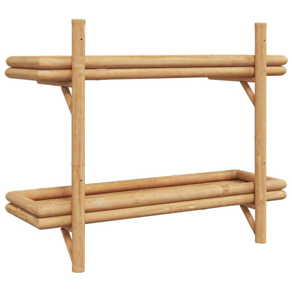 Estantería de Pared con estante Marrón 75 x 26 x 60 cm Bambú M 5