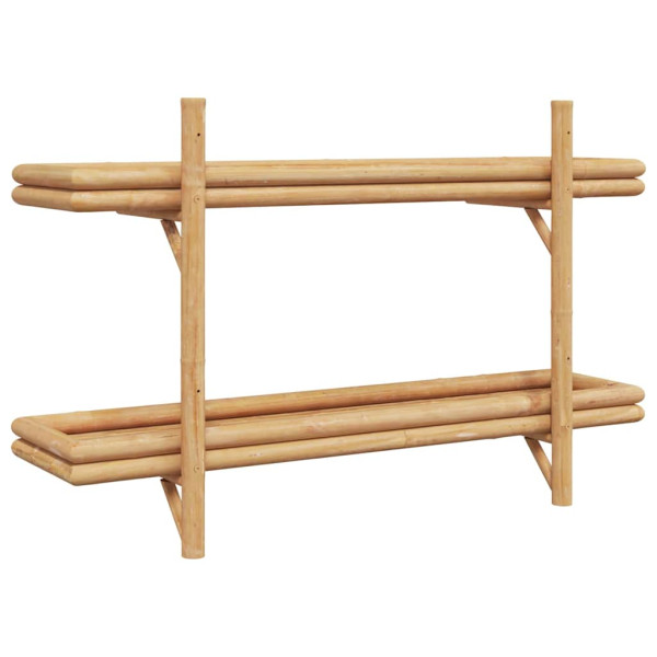 Estantería de Pared con estante Marrón 100 x 26 x 60 cm Bambú M 5