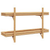 Estantería de Pared con estante Marrón 100 x 26 x 60 cm Bambú 5