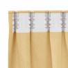 Cortinas con cortinas 2 pcs Beige Poliéster 5