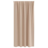 Cortinas con cortinas 2 pcs Taupé Poliéster 4