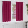 Cortinas con cortinas 2 pcs Rojo vino tinto 175x140cm Poliéster 1