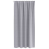 Cortinas con cortinas 2 pcs Gris metálico Poliéster 4