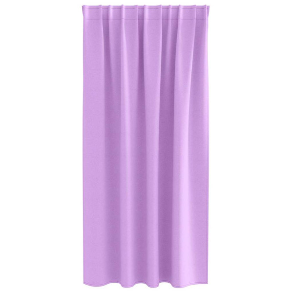 Cortinas con cortinas 2 pcs Morado Poliéster M 4