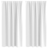 Cortinas con cortinas 2 pcs Brillante Poliéster 2