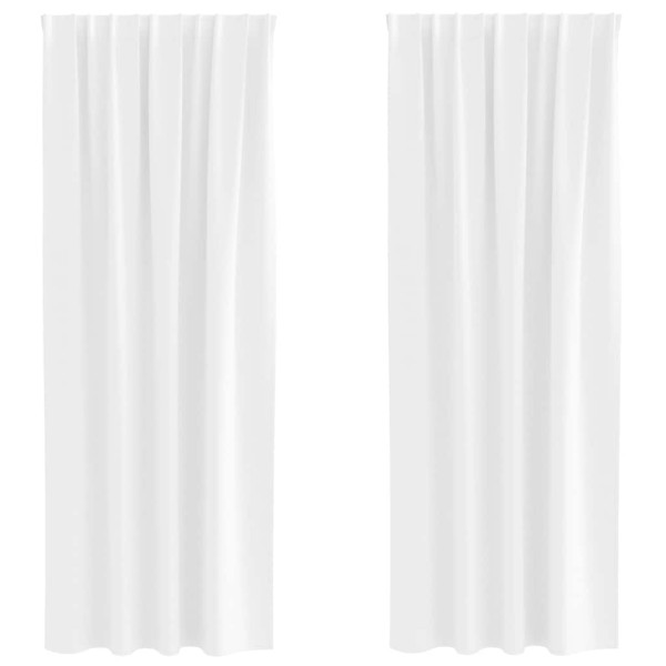 Cortinas con cortinas 2 pcs puro Poliéster M 2