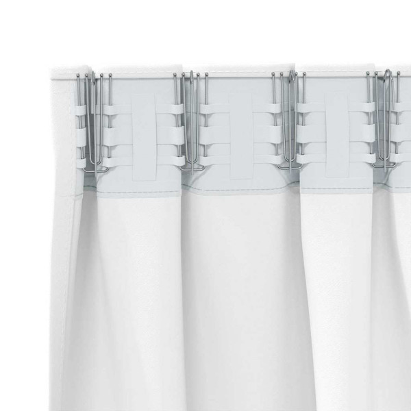 Cortinas con cortinas 2 pcs Brillante Poliéster M 5