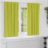 Cortinas con cortinas 2 pcs Verde manzana Poliéster 1