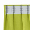 Cortinas con cortinas 2 pcs Verde manzana Poliéster 5