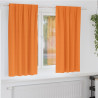 Cortinas con cortinas 2 pcs Naranja 175x140cm Poliéster 1