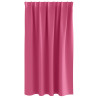 Cortinas con cortinas 2 pcs Rosa brillante Poliéster 4