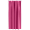 Cortinas con cortinas 2 pcs Rosa brillante Poliéster 4
