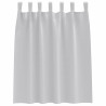 Cortinas con cortinas 2 pcs Gris claro Poliéster 4