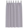 Cortinas con cortinas 2 pcs Gris metálico Poliéster 4