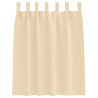 Cortinas con cortinas 2 pcs Crema 140x140cm Poliéster 4