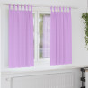 Cortinas con cortinas 2 pcs Morado 175x140cm Poliéster 1