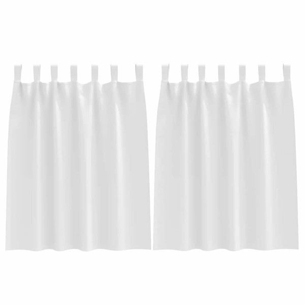 Cortinas con cortinas 2 pcs puro Poliéster M 2
