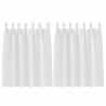 Cortinas con cortinas 2 pcs puro Poliéster 2
