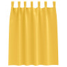 Cortinas 2 pcs Amarillo mostaza 140x140cm Poliéster 4
