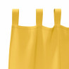 Cortinas con cortinas 2 pcs Amarillo mostaza Poliéster 5