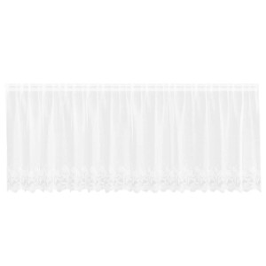 Cortinas con cortinas Blanco 500x100cm Poliéster H