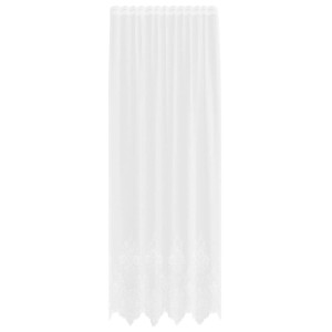 Cortinas con cortinas Blanco 500x100cm Poliéster H