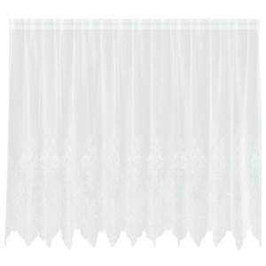 Cortinas con cortinas Blanco 500x100cm Poliéster H