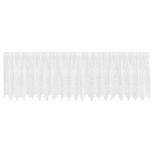 Cortinas con cortinas Blanco 500x100cm Poliéster H